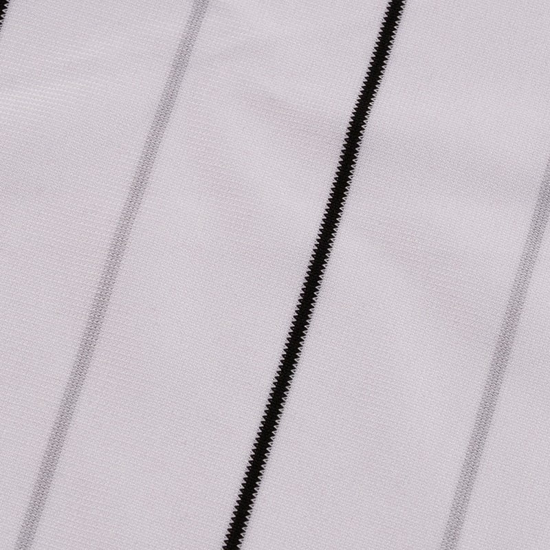 Tessuto in maglia di ordito a righe grigio chiaro